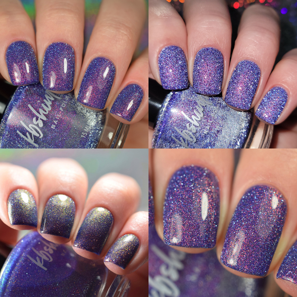 Nail polish swatch / manicure of shade KBShimmer Love you brunches