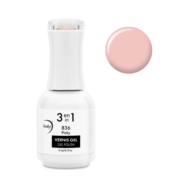 Nail polish swatch / manicure of shade Looky Pinky