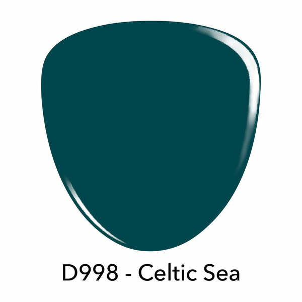 Nail polish swatch / manicure of shade Revel Celtic Sea