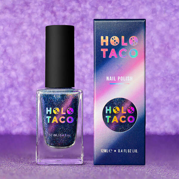 Nail polish swatch / manicure of shade Holo Taco Cool Cat Mom