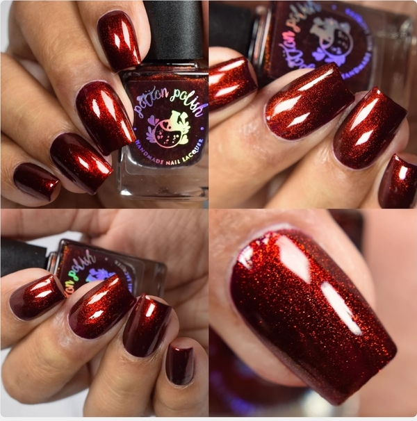 Nail polish swatch / manicure of shade Potion Polish The Boy With The Demon Blood