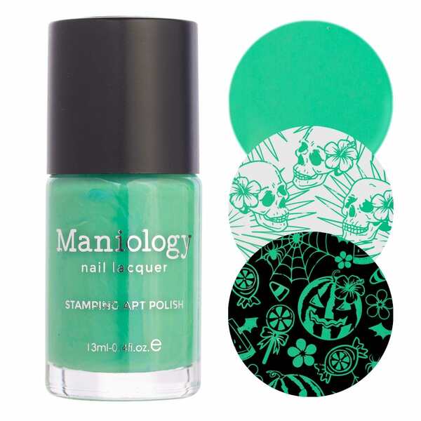 Nail polish swatch / manicure of shade Maniology Zombie Hut