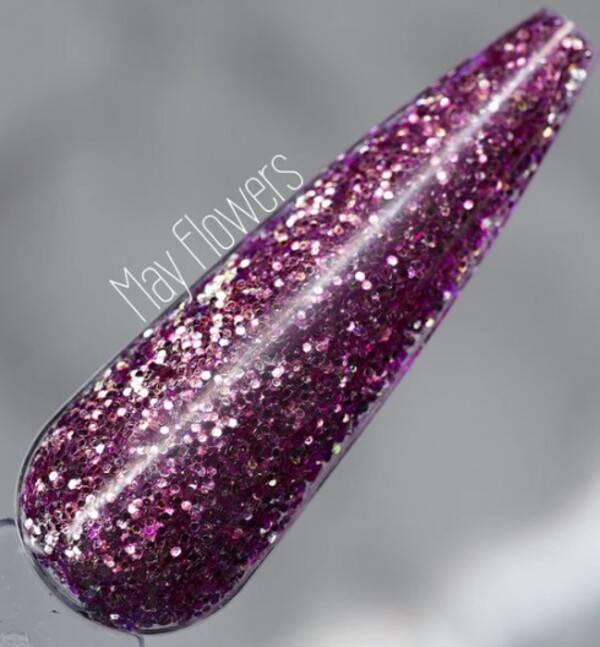 Nail polish swatch / manicure of shade Ritzy Dips May Flowers