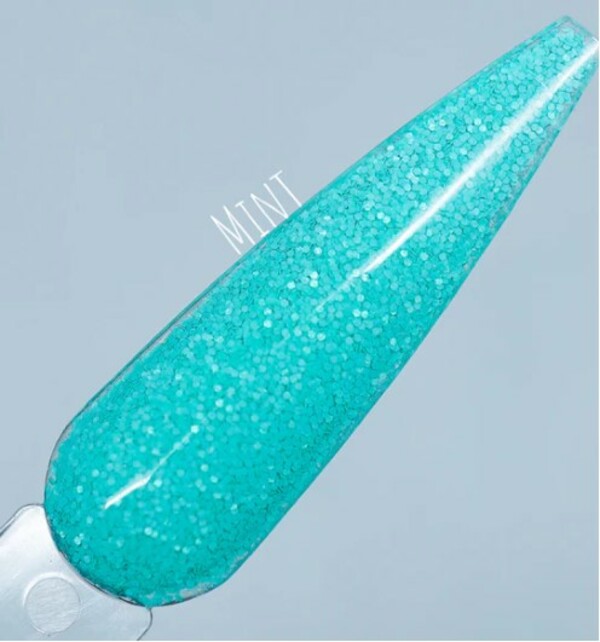 Nail polish swatch / manicure of shade Ritzy Dips Mint