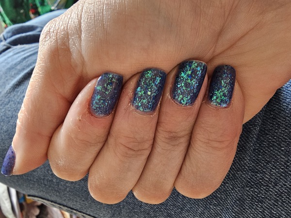 Nail polish swatch / manicure of shade Vanessa Molina Silent Night