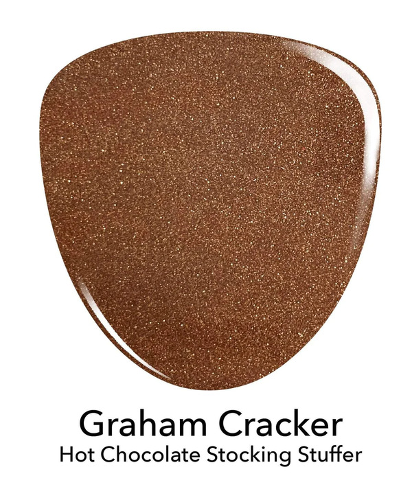 Nail polish swatch / manicure of shade Revel Graham Cracker