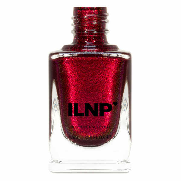 Nail polish swatch / manicure of shade I Love Nail Polish Ruby