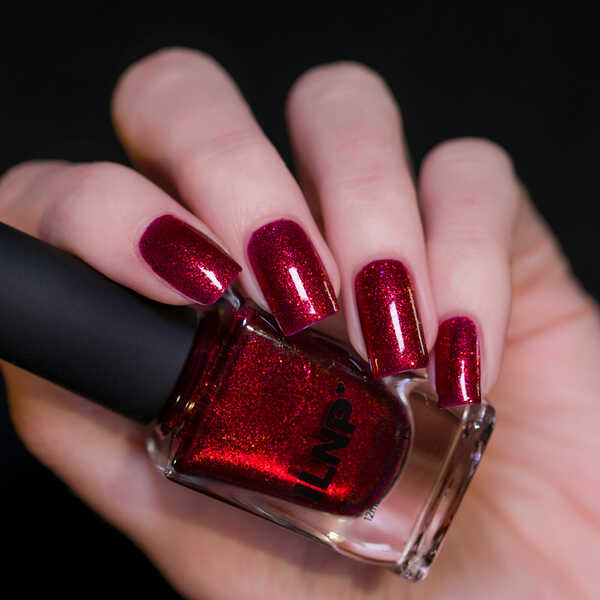 Nail polish swatch / manicure of shade I Love Nail Polish Ruby