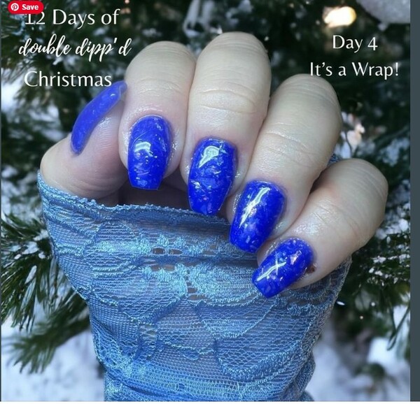 Nail polish swatch / manicure of shade Double Dipp'd It's a Wrap!