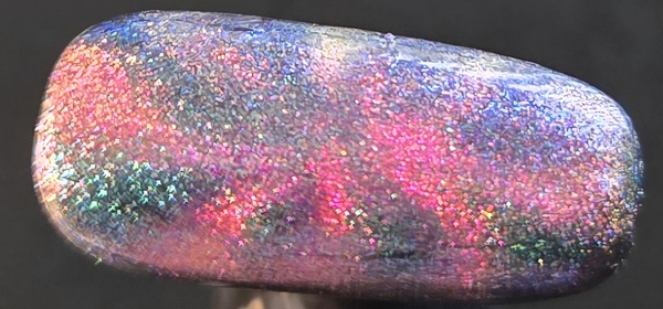 Nail polish swatch / manicure of shade Bluebird Lacquer Here For the Boos