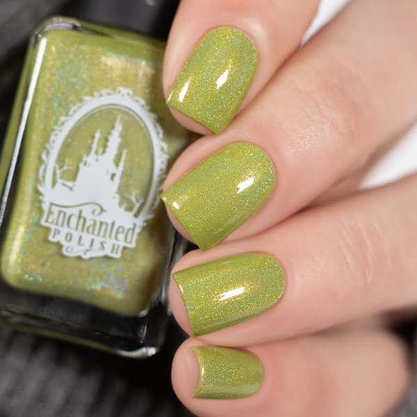 Nail polish swatch / manicure of shade Enchanted Polish Leaf Storm