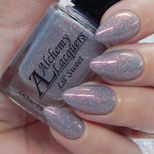 Nail polish swatch / manicure of shade Alchemy Lacquers Lil' Sweet