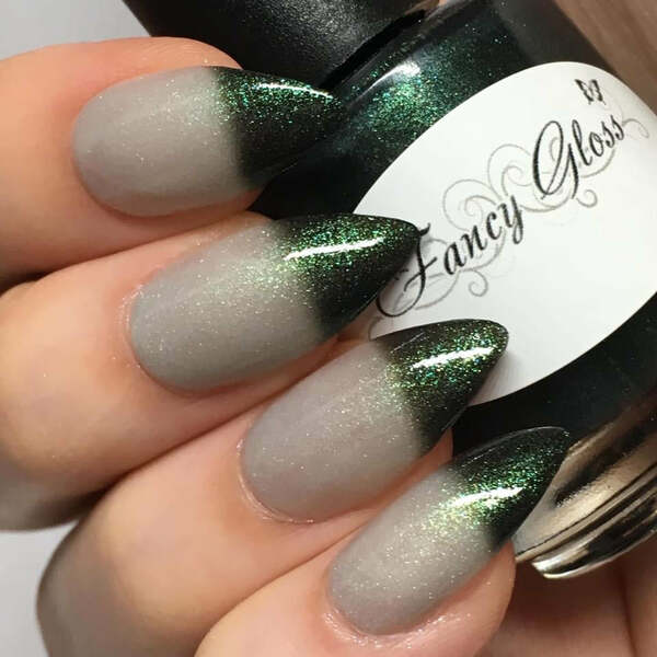 Nail polish swatch / manicure of shade Fancy Gloss Seraphinite