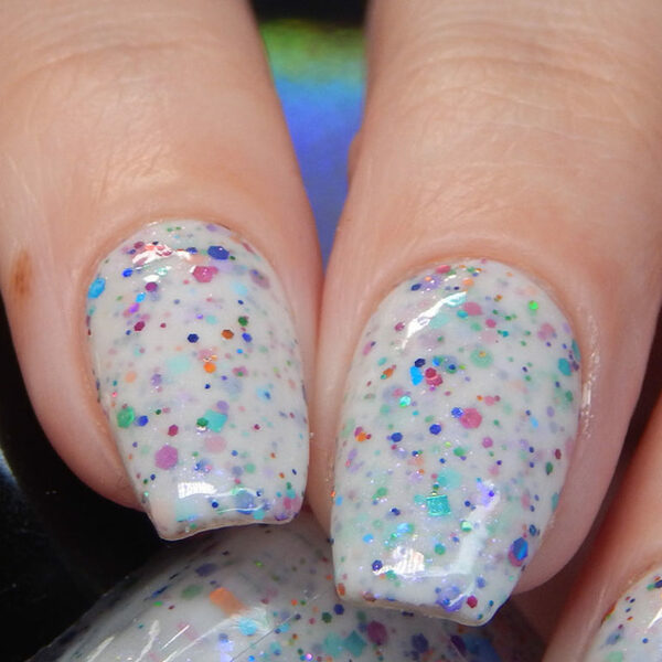 Nail polish swatch / manicure of shade Paradox Polish iMac G3