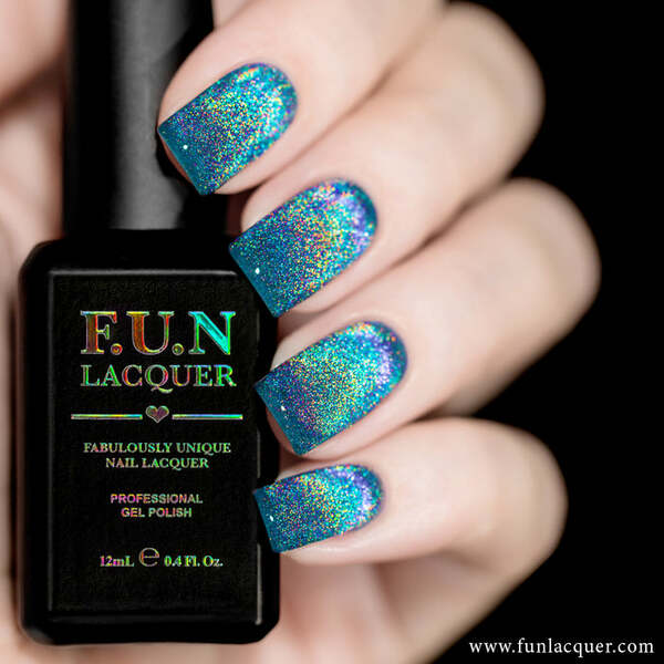 Nail polish swatch / manicure of shade FUN Lacquer The Influencer