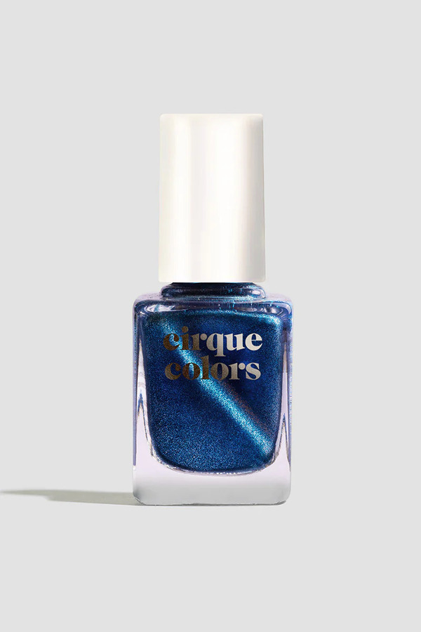 Nail polish swatch / manicure of shade Cirque Colors Blue Velvet