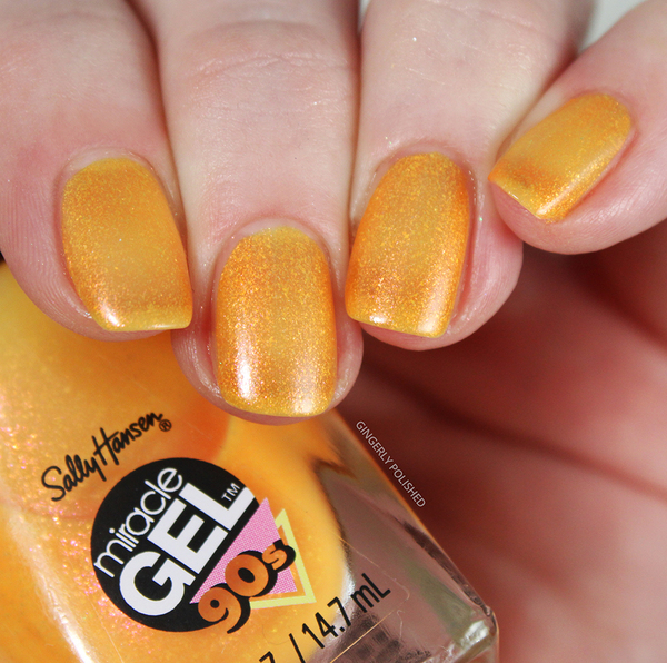 Nail polish swatch / manicure of shade Sally Hansen Be bRight Back
