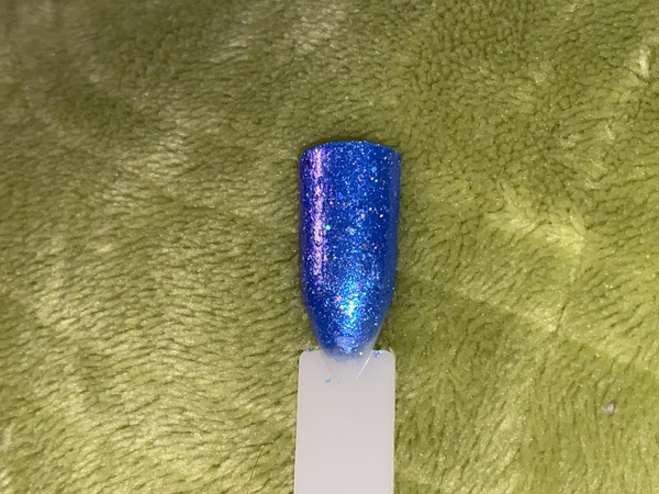 Nail polish swatch / manicure of shade Sparkle and Co. Indepen-dance