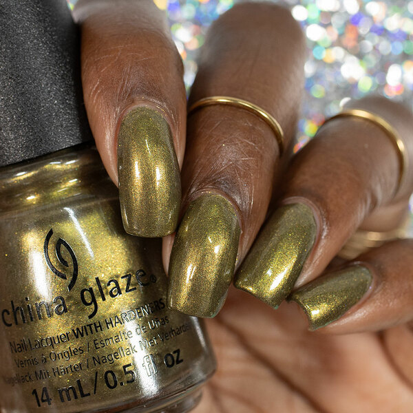 Nail polish swatch / manicure of shade China Glaze Madam Medusa