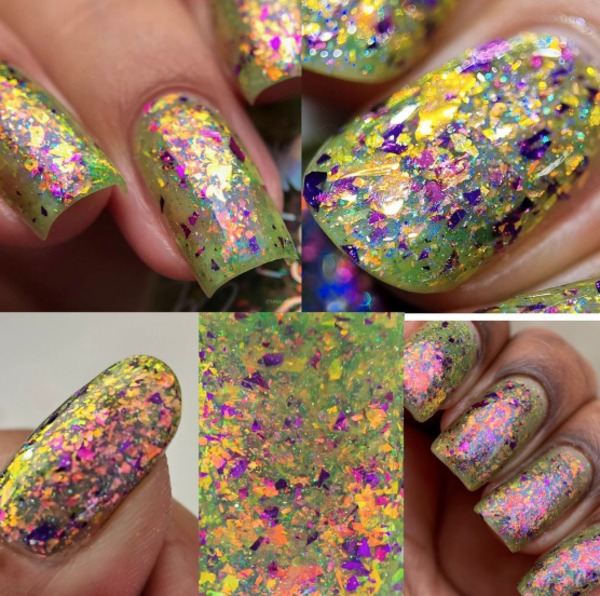 Nail polish swatch / manicure of shade Vanessa Molina Dangerous Beauty