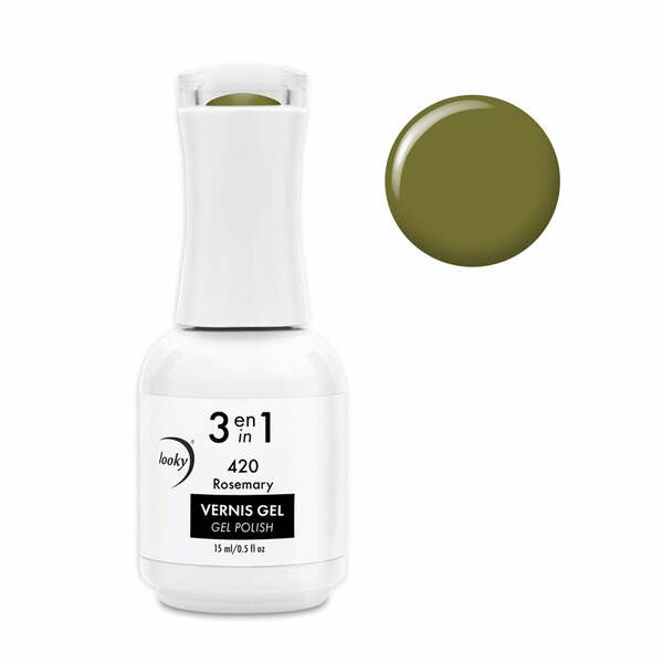 Nail polish swatch / manicure of shade Looky Rosemary