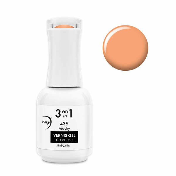 Nail polish swatch / manicure of shade Looky Peachy