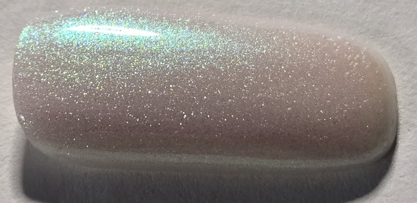 Nail polish swatch / manicure of shade Fancy Gloss Mystic Dust