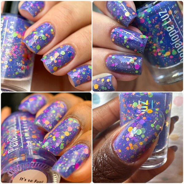Nail polish swatch / manicure of shade Penelope Luz It's So Fun!
