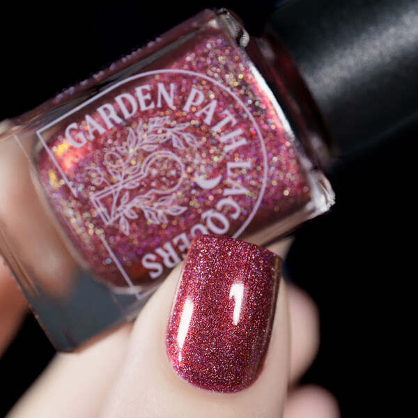 Nail polish swatch / manicure of shade Garden Path Lacquers Pick Up Every Stitch