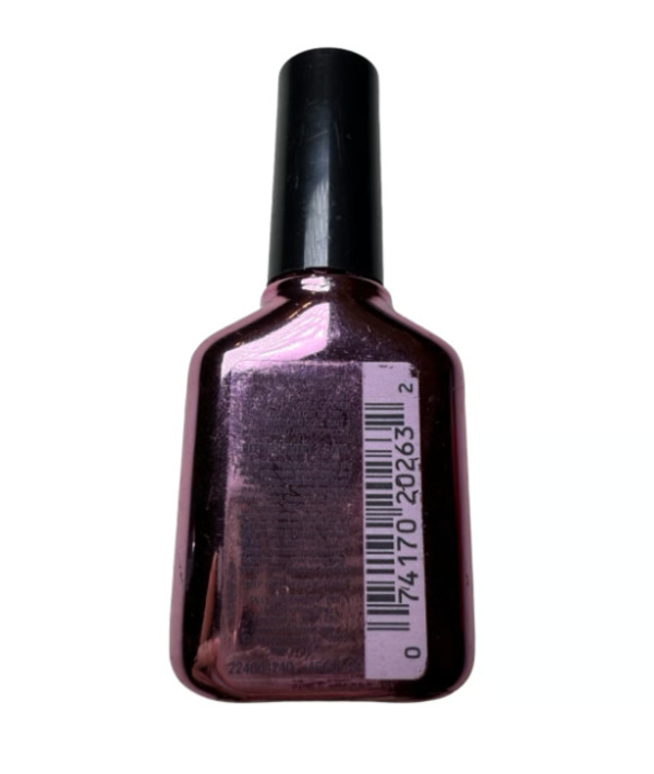 Nail polish swatch / manicure of shade Sally Hansen Pink Rose Chrome