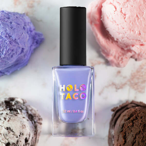 Nail polish swatch / manicure of shade Holo Taco Peri-Social