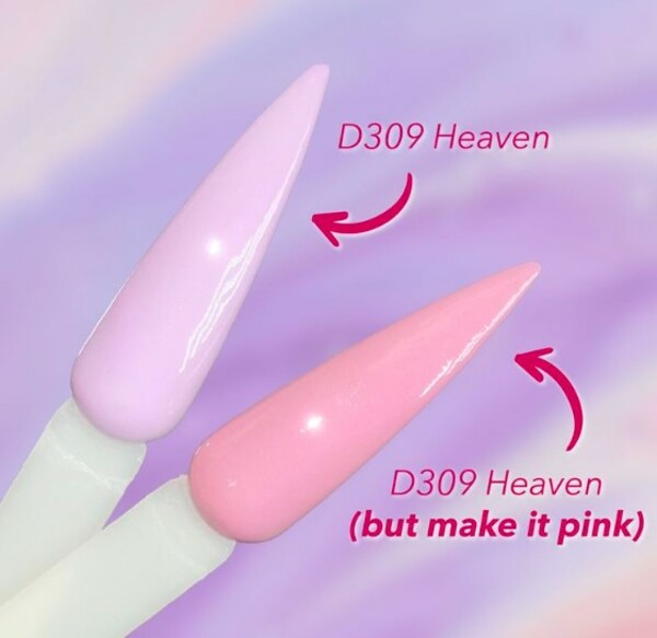 Nail polish swatch / manicure of shade Revel Heaven (but make it pink)
