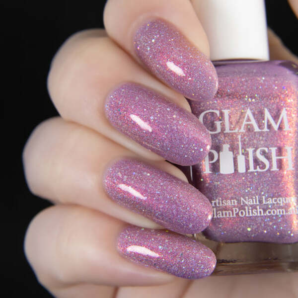 Nail polish swatch / manicure of shade Glam Polish Drunk On Faerie Wine