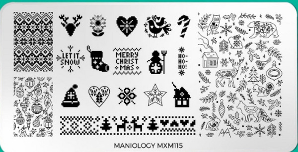 Nail polish swatch / manicure of shade Maniology Holiday Hygge