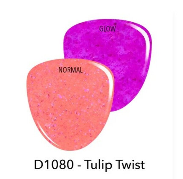 Nail polish swatch / manicure of shade Revel Tulip Twist