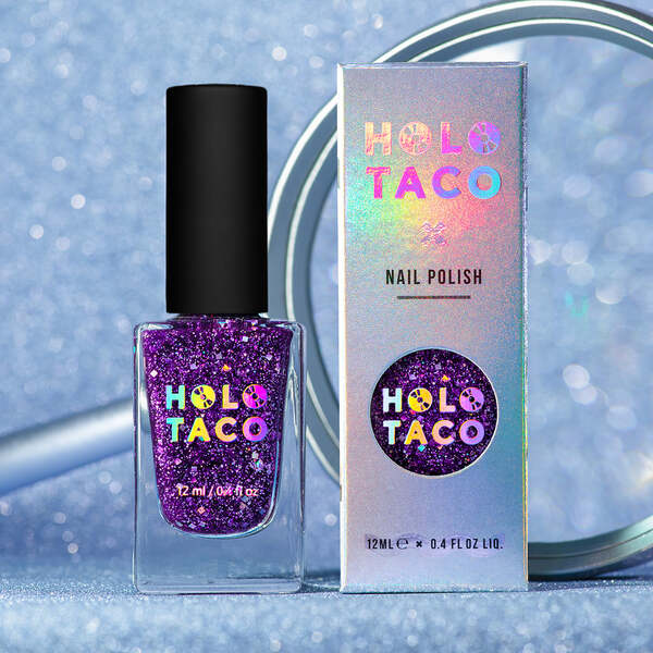 Nail polish swatch / manicure of shade Holo Taco Inside Job
