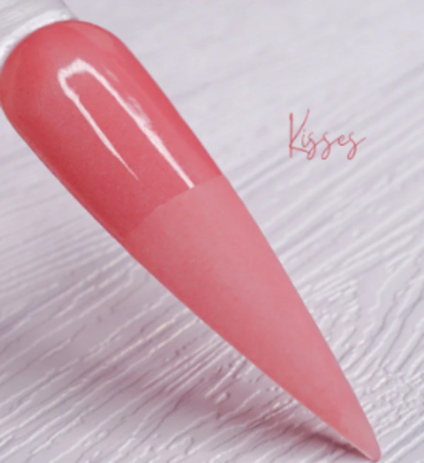 Nail polish swatch / manicure of shade Ritzy Dips Kisses