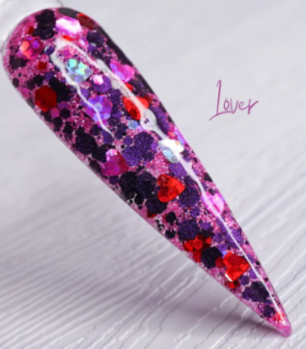 Nail polish swatch / manicure of shade Ritzy Dips Lover