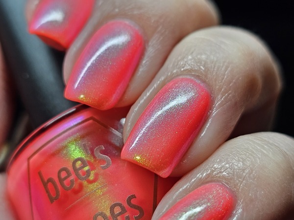 Nail polish swatch / manicure of shade Bee's Knees Lacquer Better Than Expected