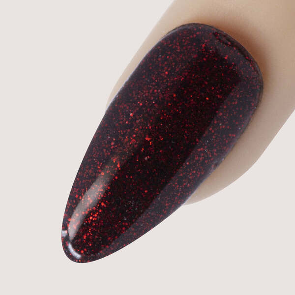 Nail polish swatch / manicure of shade Young Nails Beet Juice