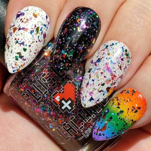 Nail polish swatch / manicure of shade Plus Life Lacquer Come As You Are 2.0