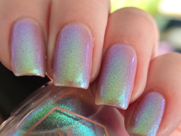 Nail polish swatch / manicure of shade Bee's Knees Lacquer Get Lobstered