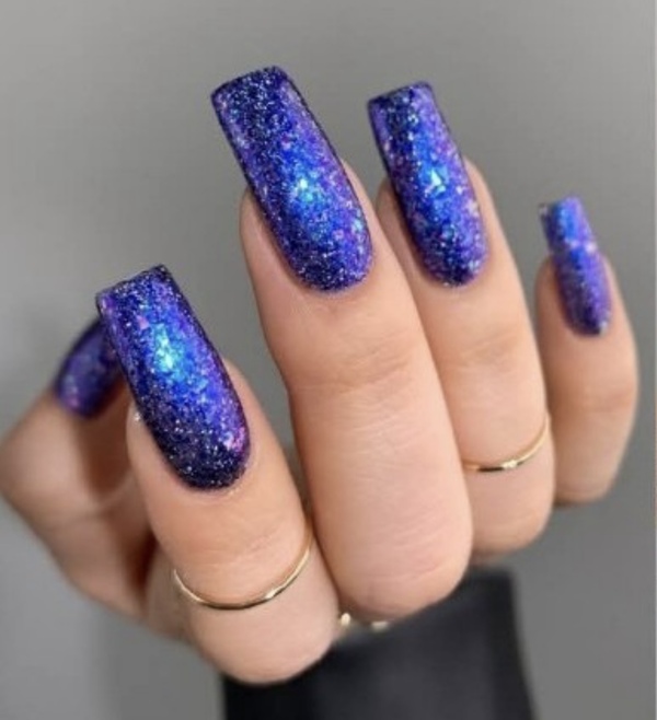 Nail polish swatch / manicure of shade Mooncat Portrait of an Introvert