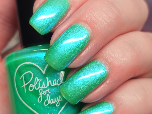 Nail polish swatch / manicure of shade Polished for Days Baja Blasted