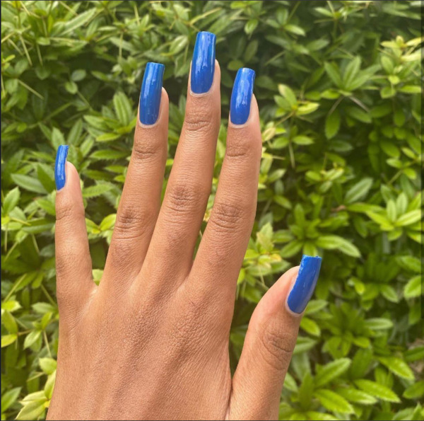 Nail polish swatch / manicure of shade Nailtopia Ariel