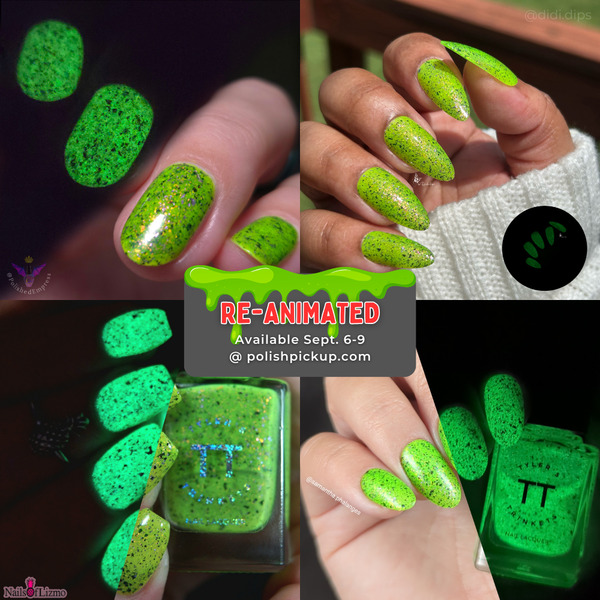 Nail polish swatch / manicure of shade Tyler's Trinkets Re-Animated