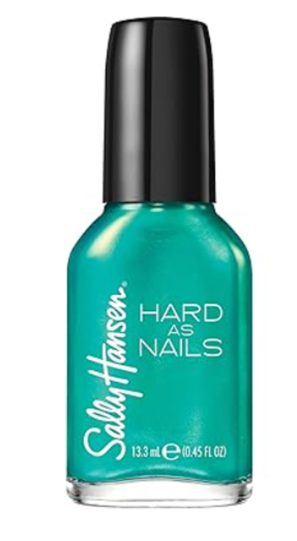 Nail polish swatch / manicure of shade Sally Hansen Made in Jade