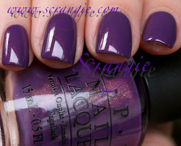 Nail polish swatch / manicure of shade OPI Dutch 'Ya Just Love OPI