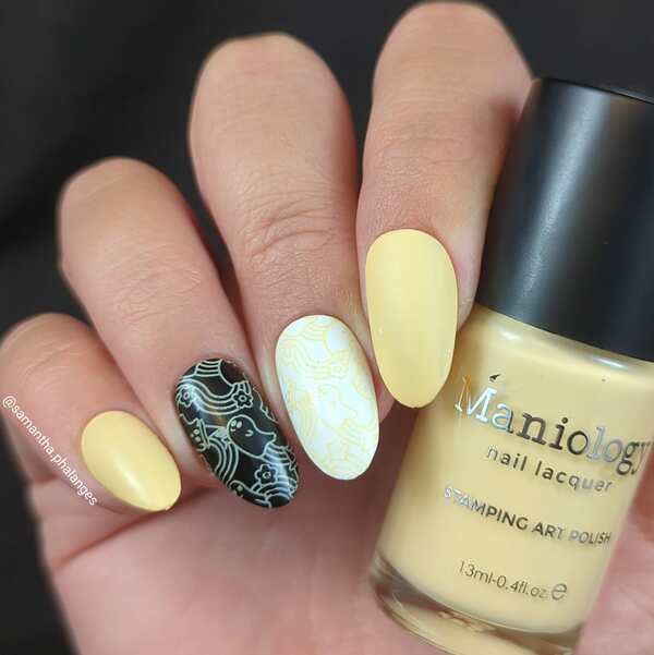 Nail polish swatch / manicure of shade Maniology Boo-gie Nights