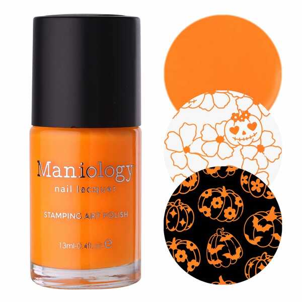 Nail polish swatch / manicure of shade Maniology Funkmaster 666